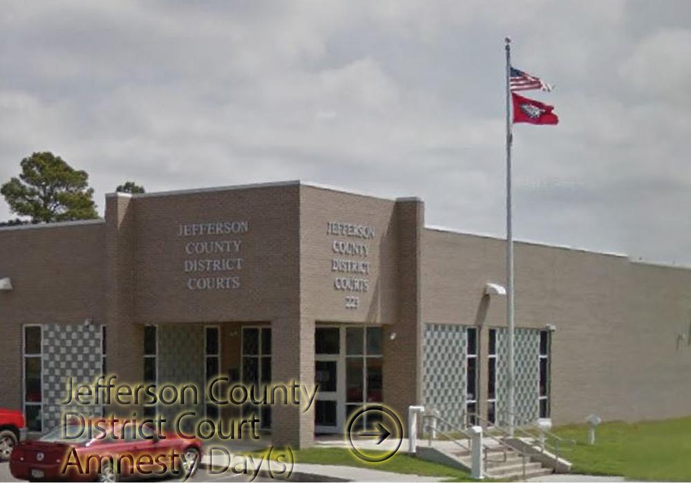 Jefferson County District Court Warrant Amnesty Day(s) Program (06/20